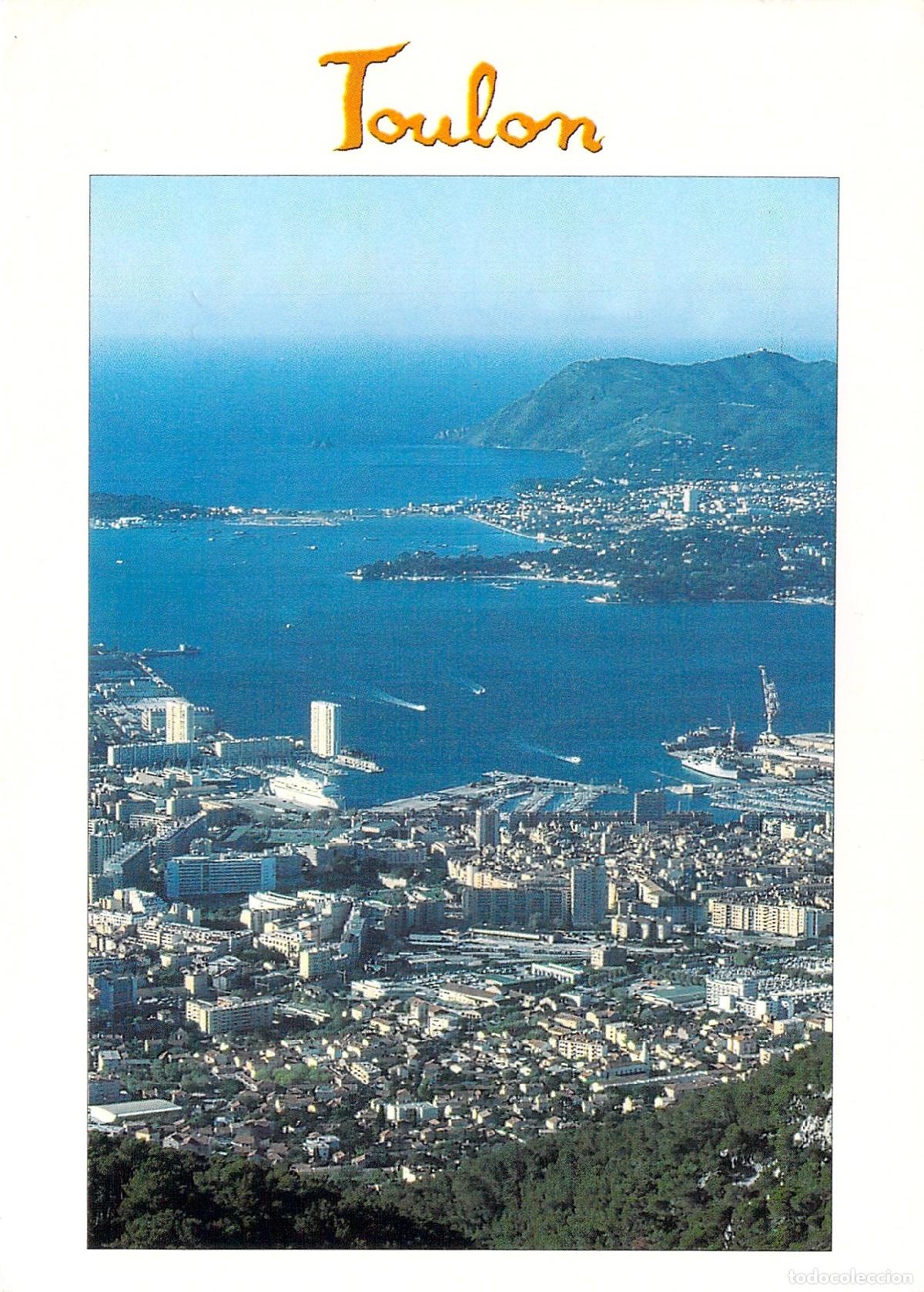 Postales: Postal de Toulon Vista Panor&aacute;mica desde el Monte Faron Francia