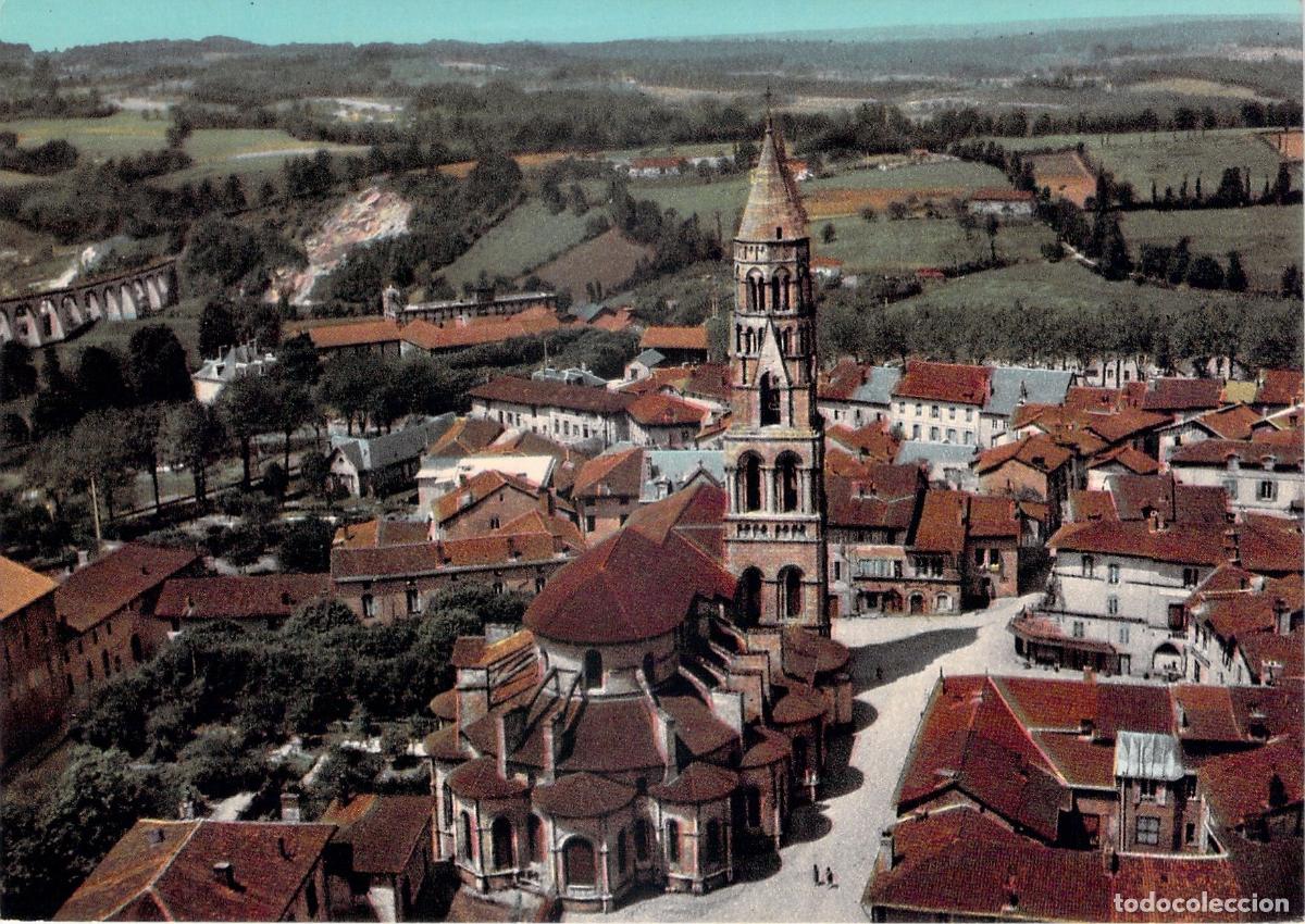 Postales: Postal Iglesia de Saint-L&eacute;onard-de-Noblat Vista A&eacute;rea