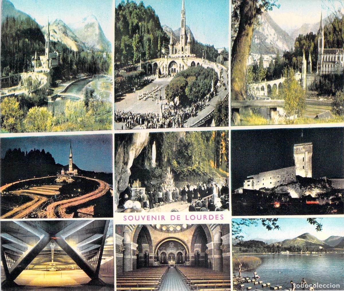 Postales: Postal Multivista de Lourdes Santuario y Gruta
