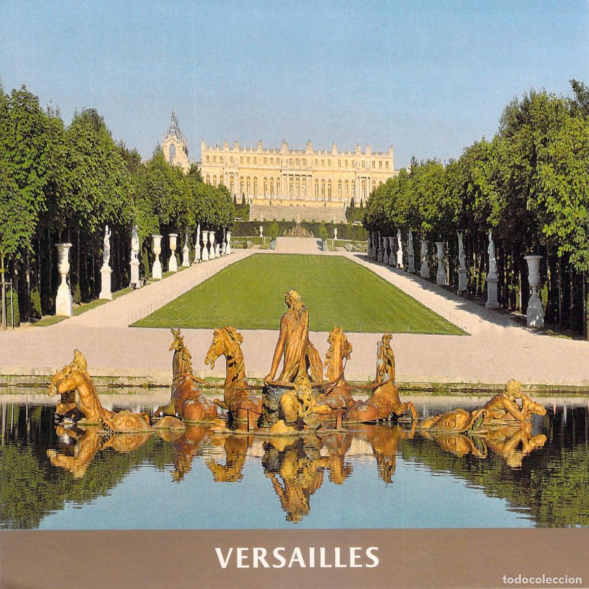 Postales: Postal del Palacio de Versalles, Estanque de Apolo, Francia