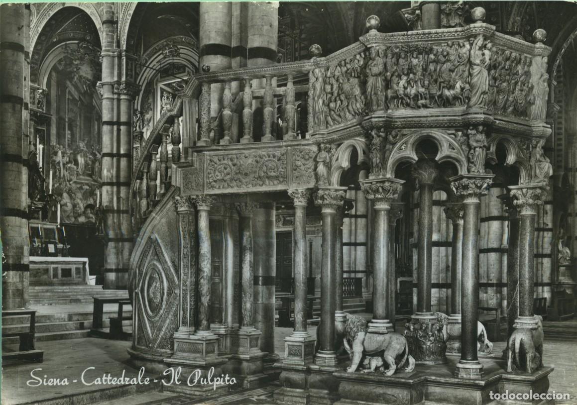 Postales: N&ordm; 19-SIENA. Catedral. El p&uacute;lpito. Sin circular. EDIZ. DITTA STEFANO VENTURINI