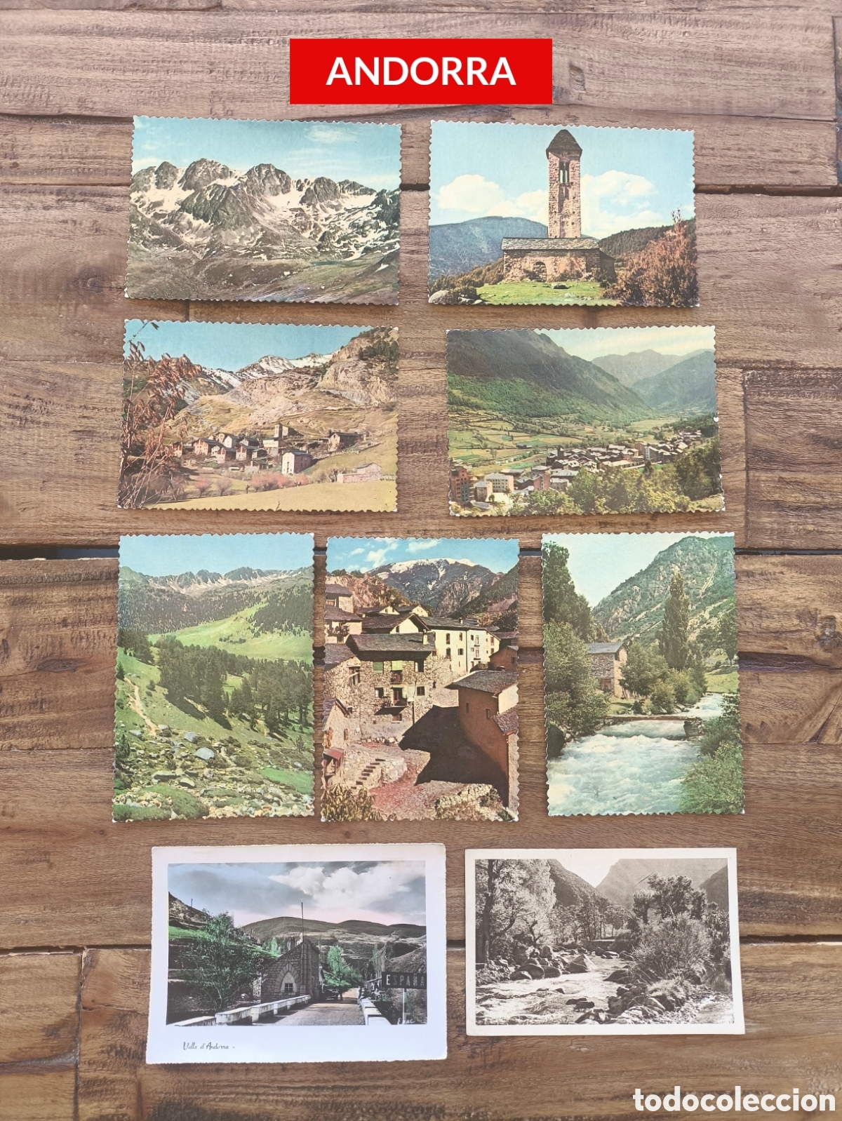 Postales: Lote 91 postales Andorra Les Escaldes La Massana Encamp Canillo Sant Julia de Loria Meritxell ....