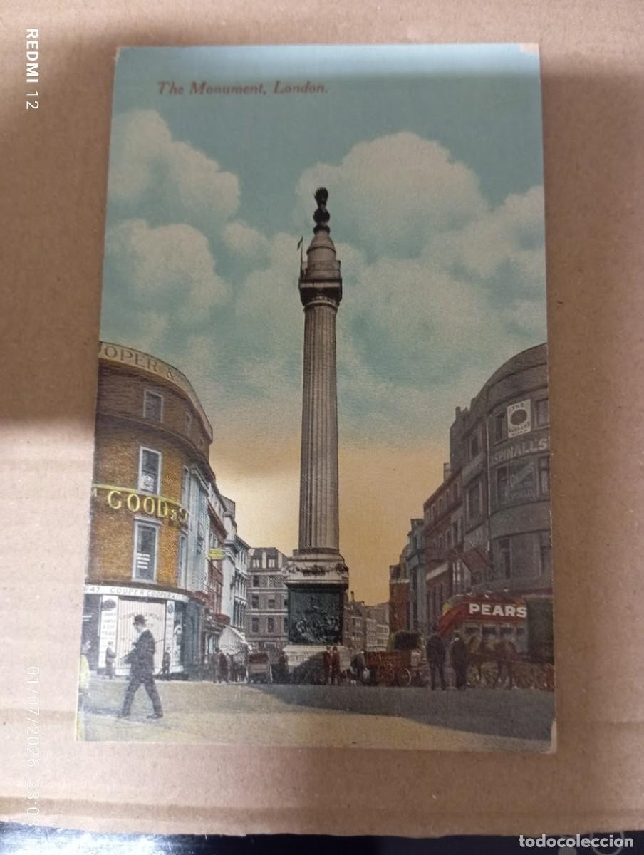 Postales: POSTAL POST CARD LONDON THE MONUMENT A&Ntilde;OS 40