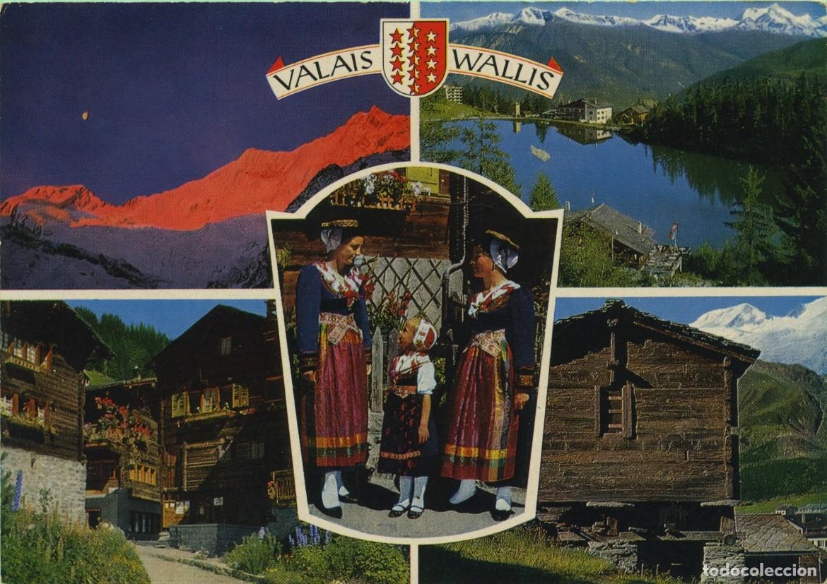 Postales: N&ordm; 5723-VALAIS. Wallis. Suiza. Sin circular. ED. PERROCHET
