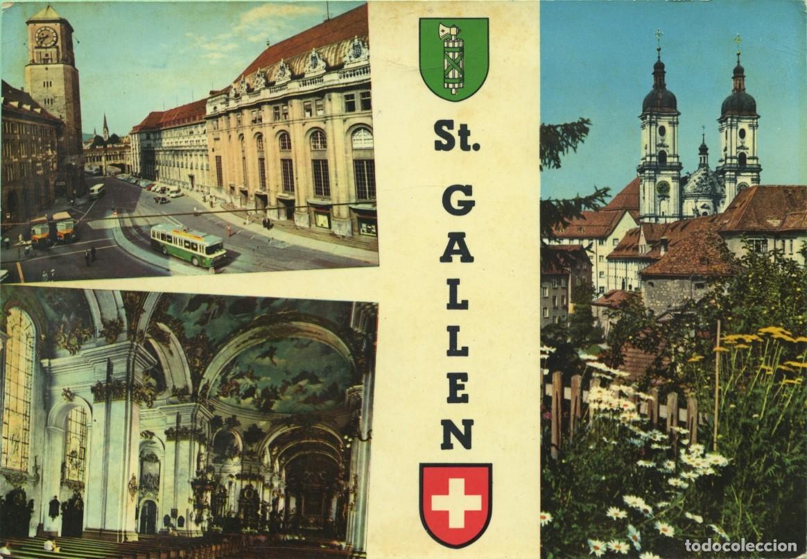 Postales: ST. GALLEN. Suiza. Diversos aspectos