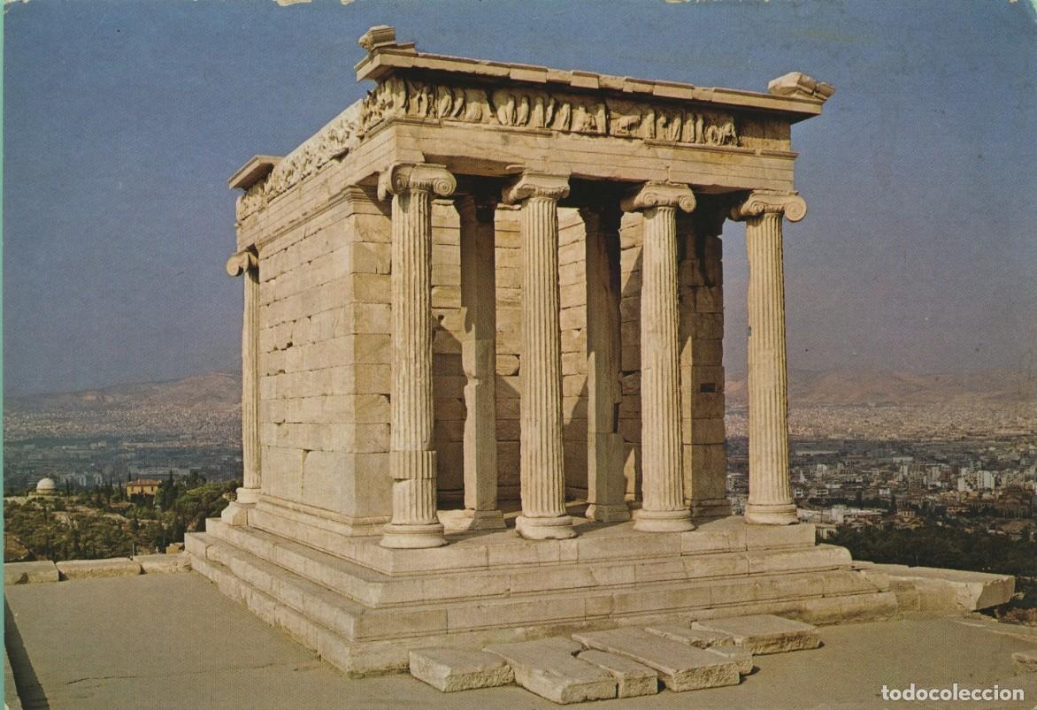 Postales: N&ordm; 2/53-ATENAS. Grecia. Templo de Atenea Nik&eacute;. Sin circular. ED. LM