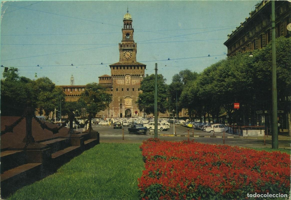 Postales: MIL&Aacute;N. Italia. Castillo de Sforza. Sin circular. ED. LUIGI SCROCHI