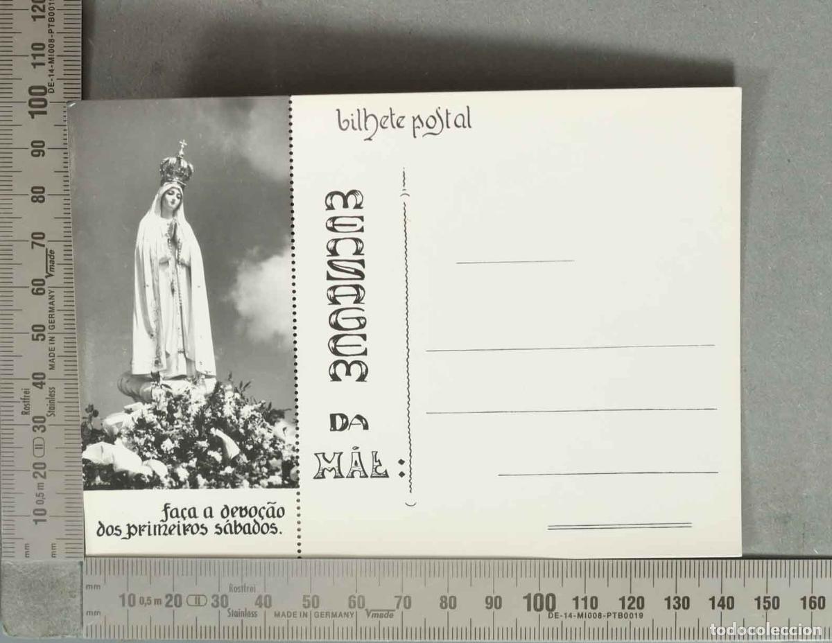 Postkarten: POSTAL. Nossa Senhora de F&aacute;tima - Bilhete Postal