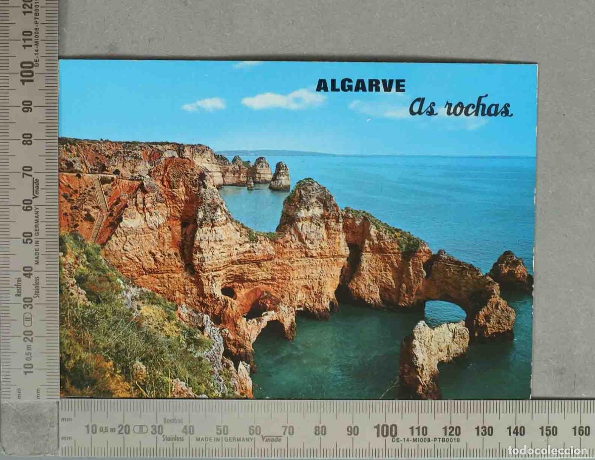 Postkarten: POSTAL. Algarve - As Rochas