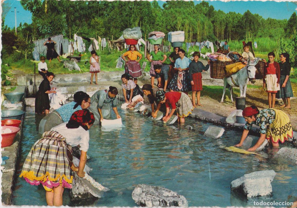Postales: NAZARE (PORTUGAL) LAVANDEROS &ndash; PRINTED IN ALEMANIA 755/179 &ndash; S/C