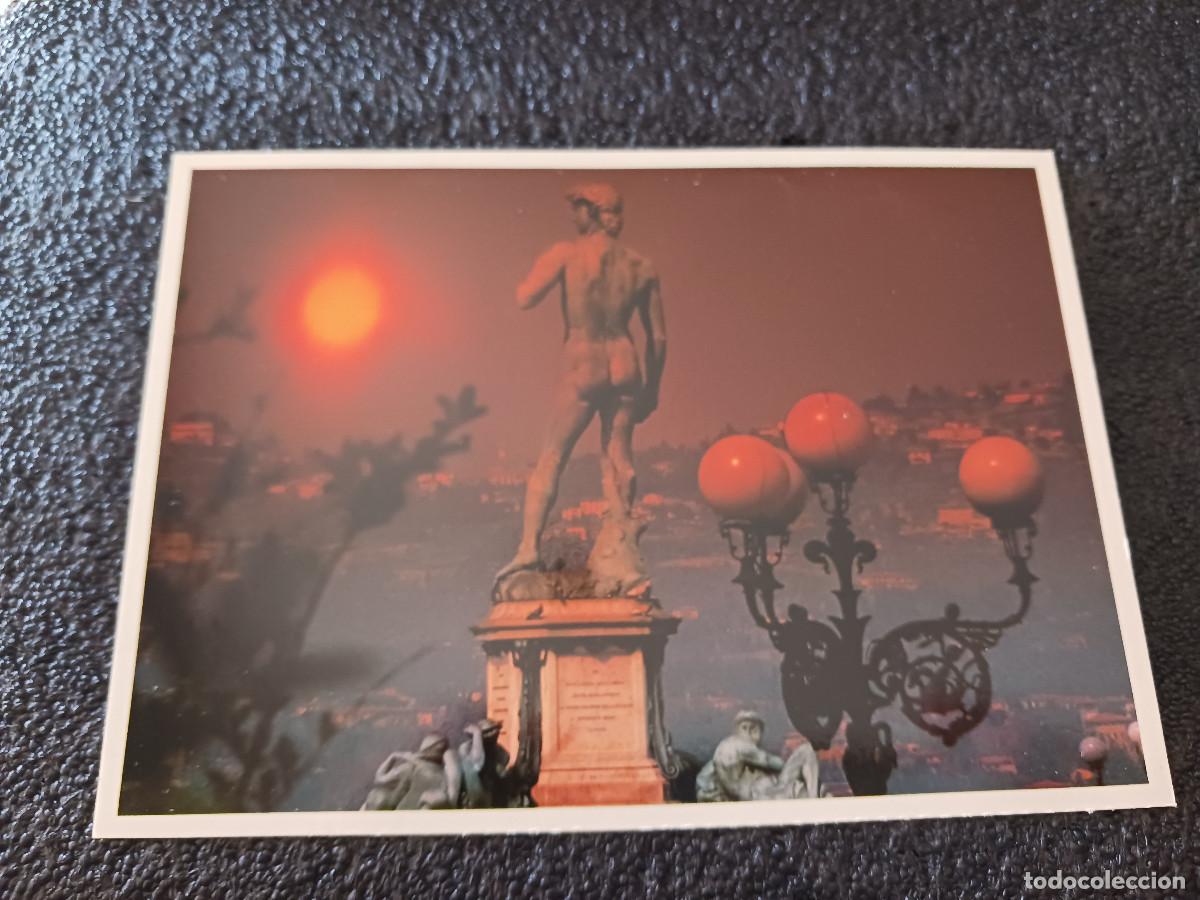 Postales: firenze, particular de la plaza michelangelo