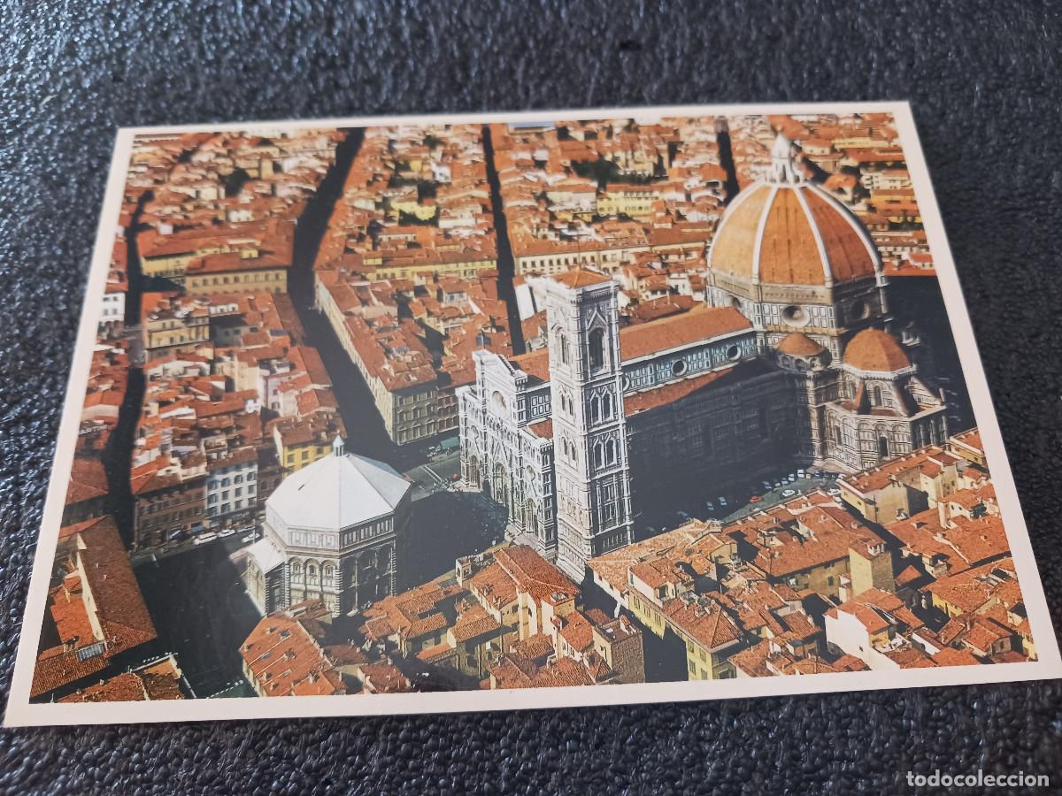 Postales: firenze, catedral y baptistero, desde el avion