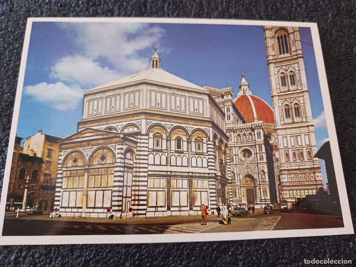 Postales: firenze, baptistero, catedral y torre del campanil de giotto
