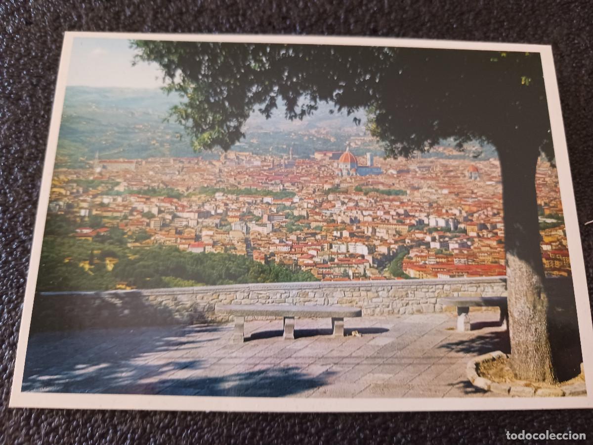 Postales: firenze, panorama visto de san francesco - fiesole