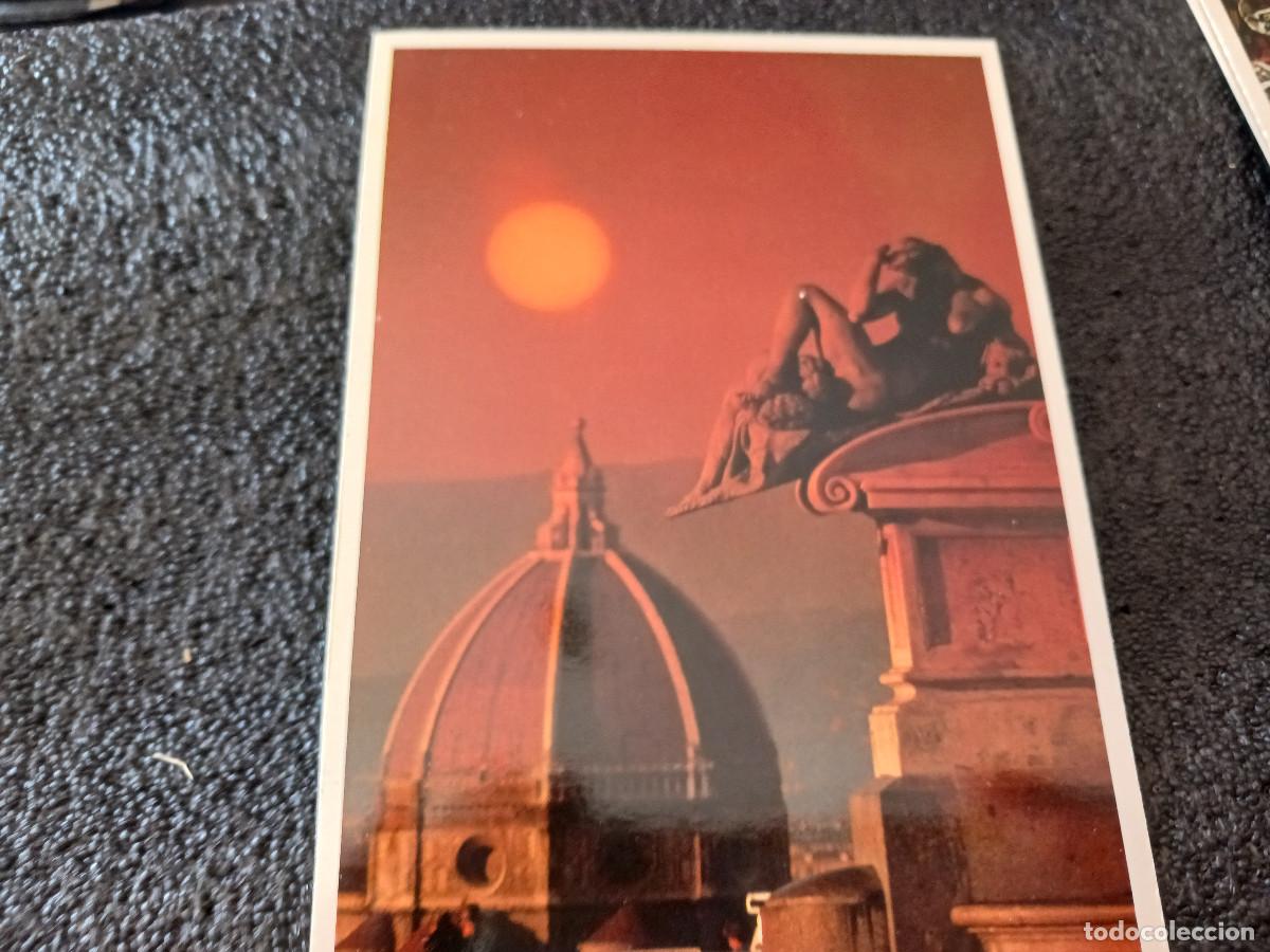Postales: firenze, particular de la plaza michelangelo