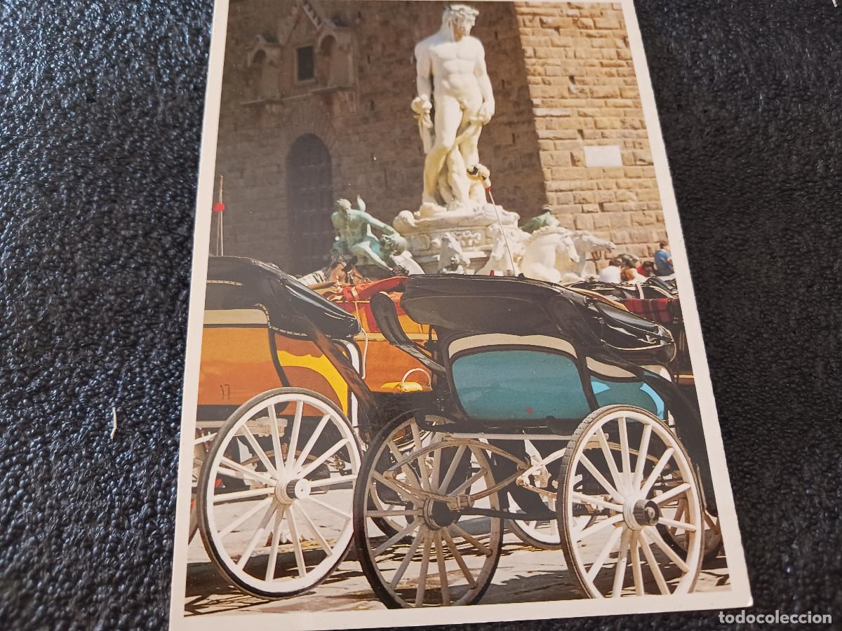 Postales: firenze, plaza se&ntilde;oria, fuente de neptuno