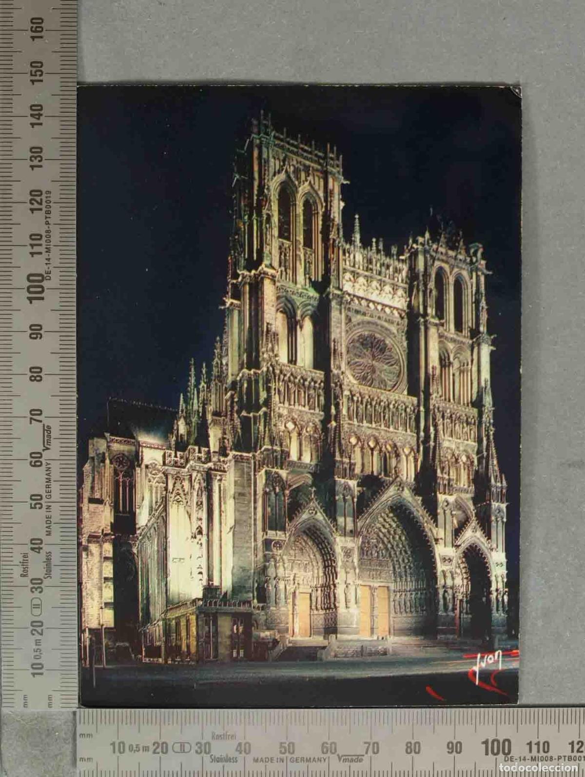 Postales: POSTAL. Catedral de Amiens - Fachada Occidental - Les &Eacute;ditions d&acute;Art Yvon