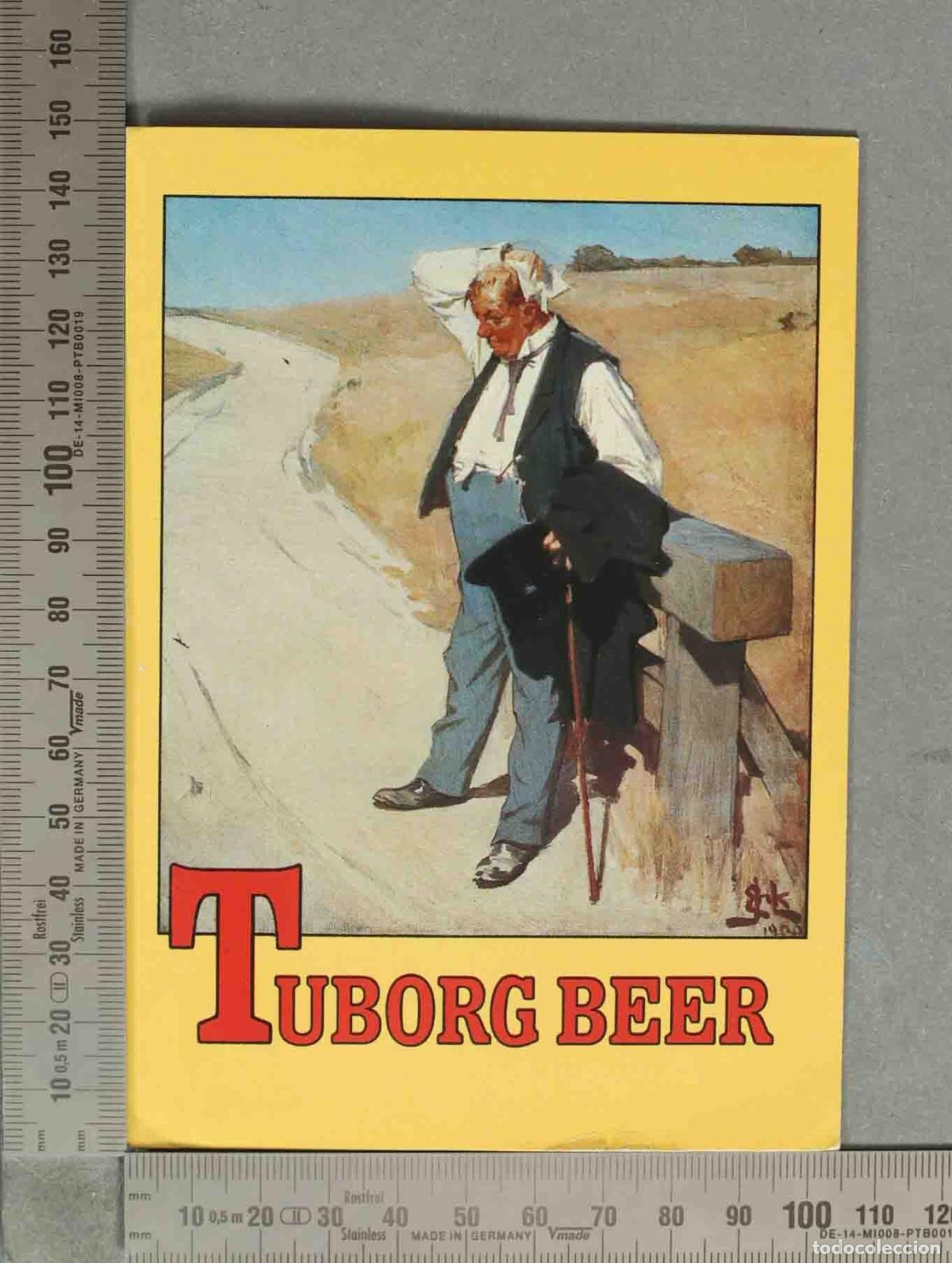Postales: POSTAL. Tuborg Beer - Den t&oslash;rstige mand - Erik Henningsen