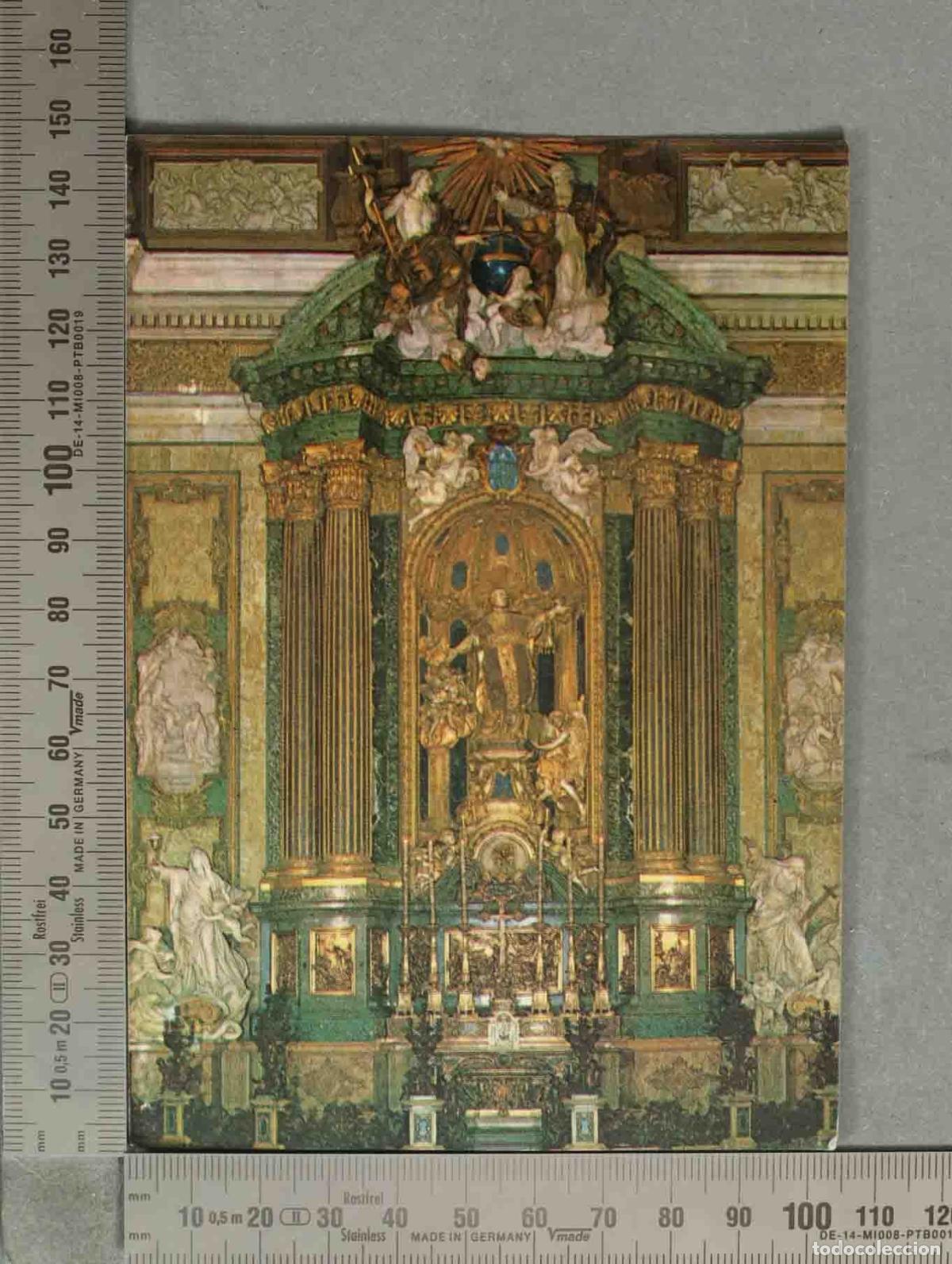 Postales: POSTAL. Roma - Chiesa del Ges&ugrave; - Altare di S. Ignazio di Loyola