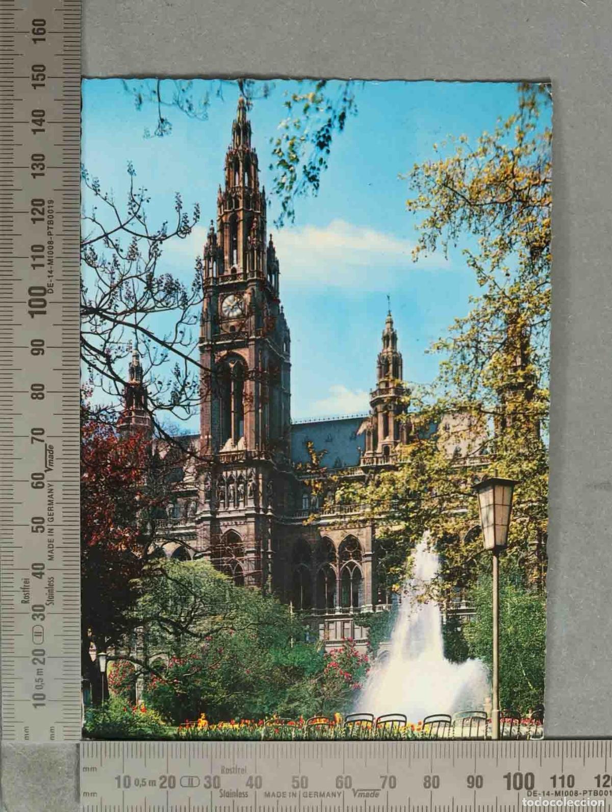 Postales: POSTAL. Viena - Ayuntamiento - Rathaus con fuente