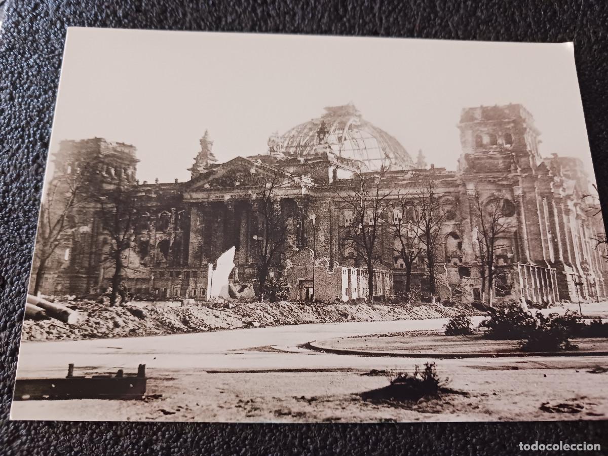 Postales: berlin, el edificio del reichstag al final de guerra 1945