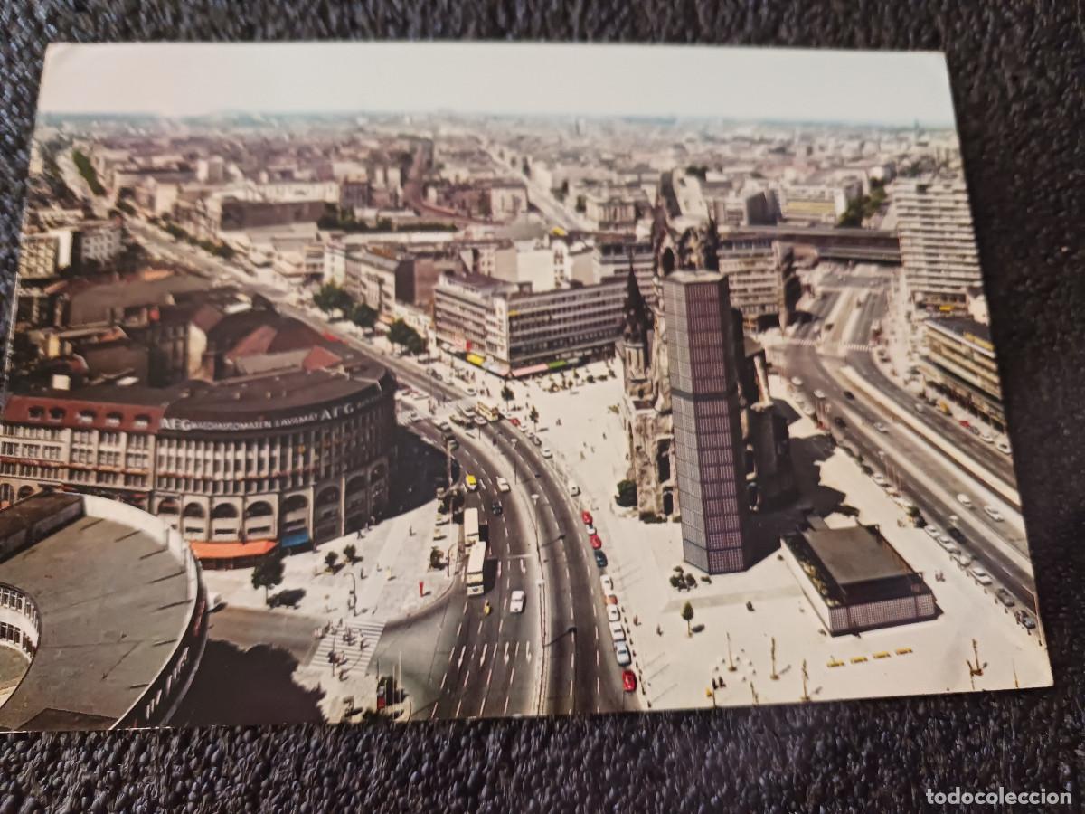 Postales: berlin , vistas desde el punto de informacion, circulada 1968
