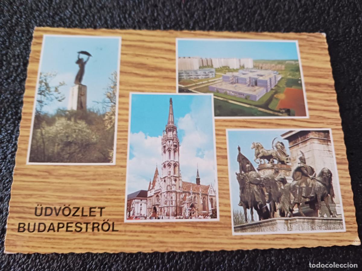 Postales: saludos desde budapest, circulada 1980