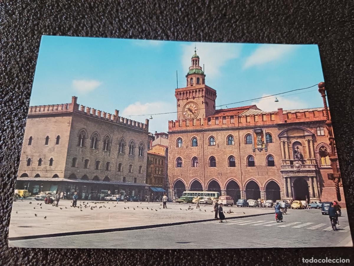 Postales: bologna palazzo dei notai e palazzo d`accursio, escrita 1967