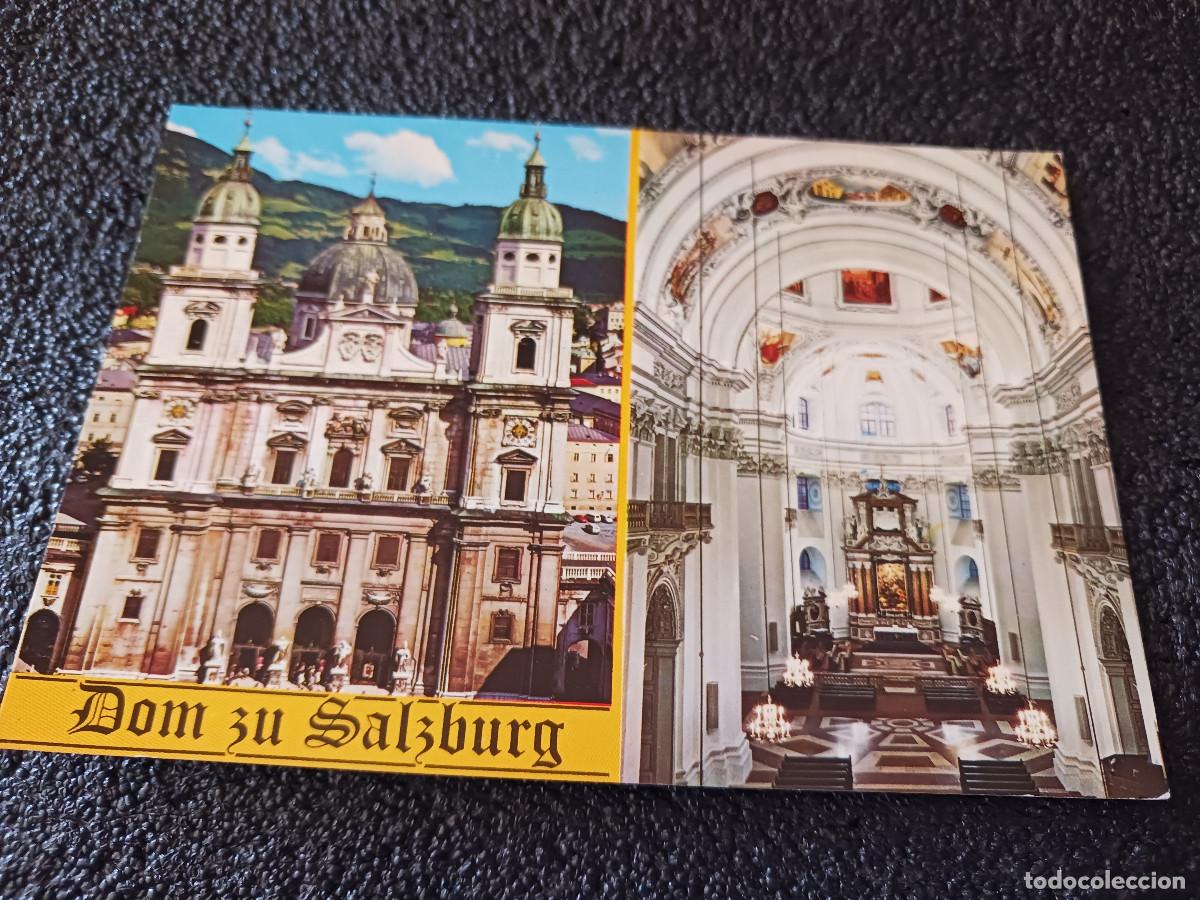 Postales: salzburgo, la plaza de la catedral, interior