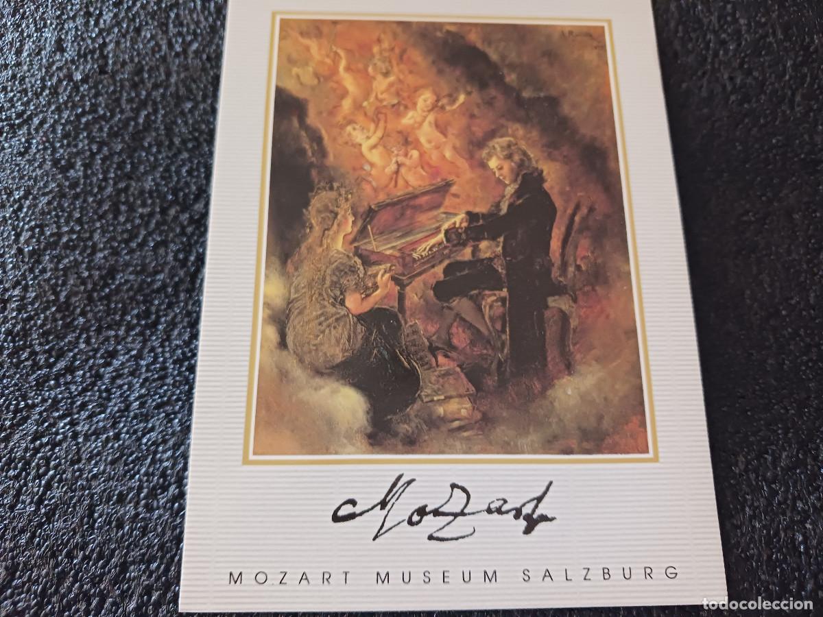 Postales: W.A. Mozart, museo de salzburgo