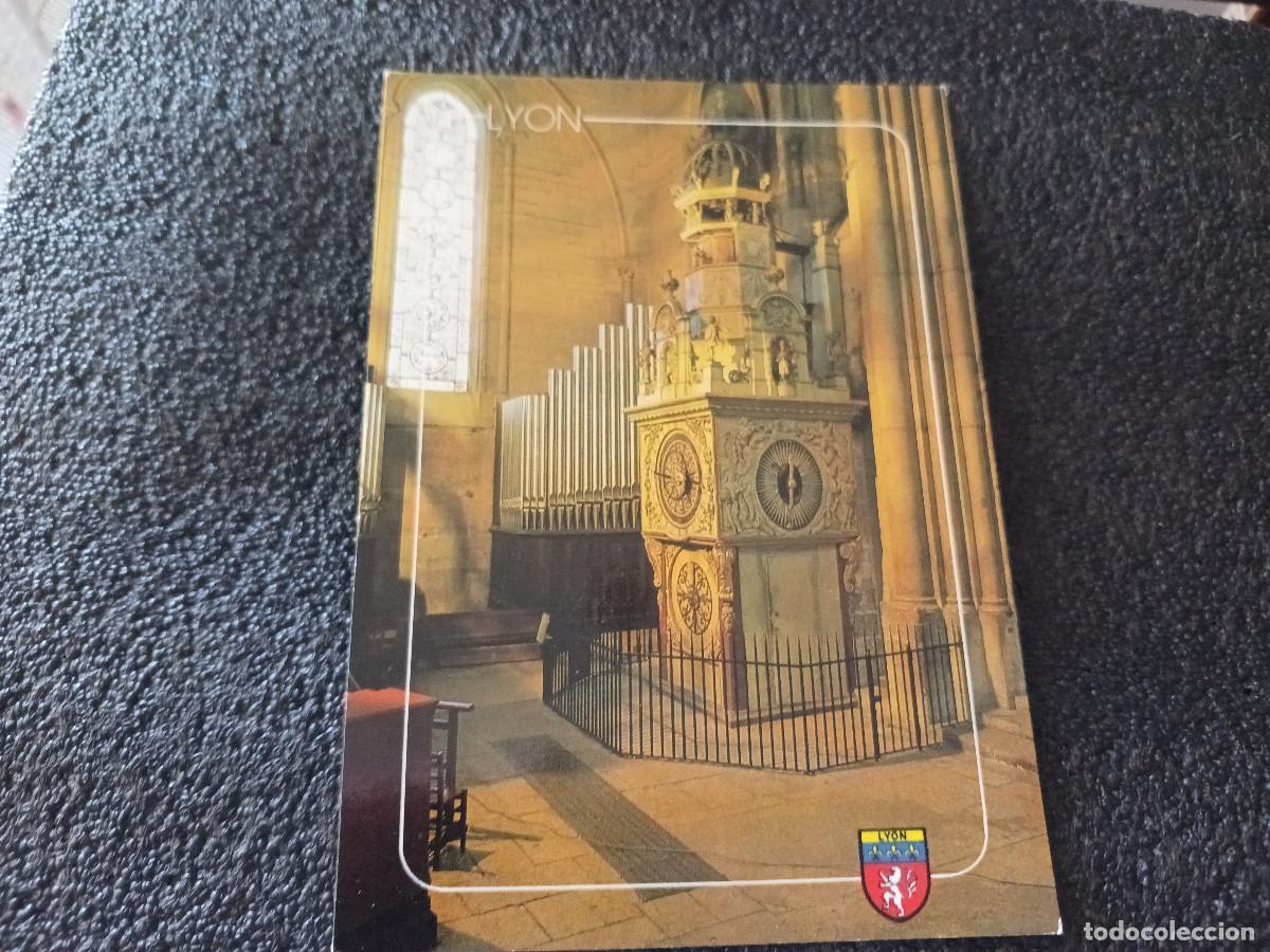 Postales: lyon, reloj de la catedral de s. juan