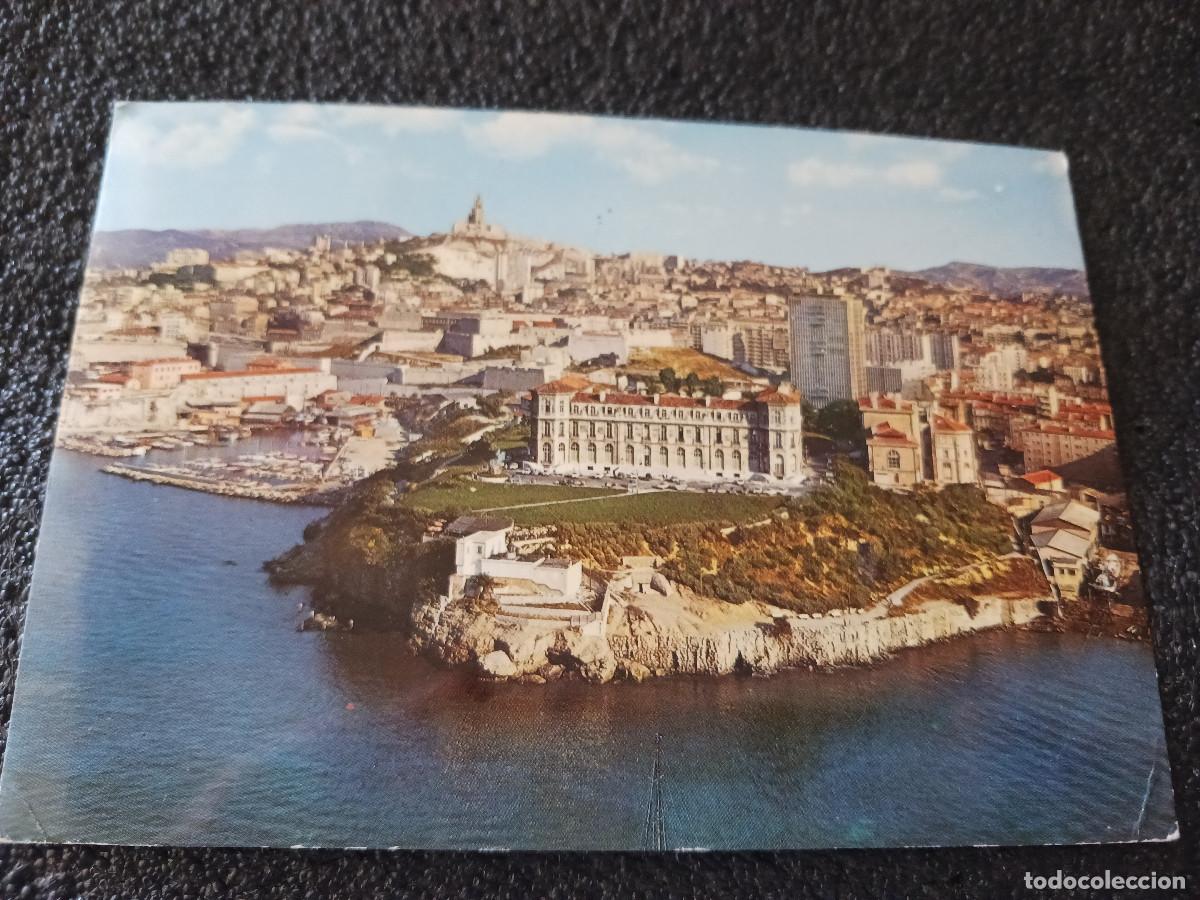Postales: marseille, vue aerienne jardin, circulada 1966