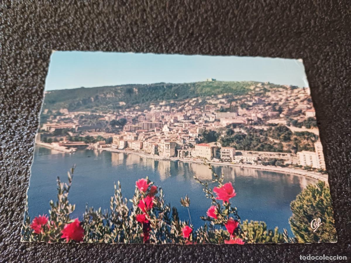 Postales: villefranche, vue generale et le mont alban, circulada 1966