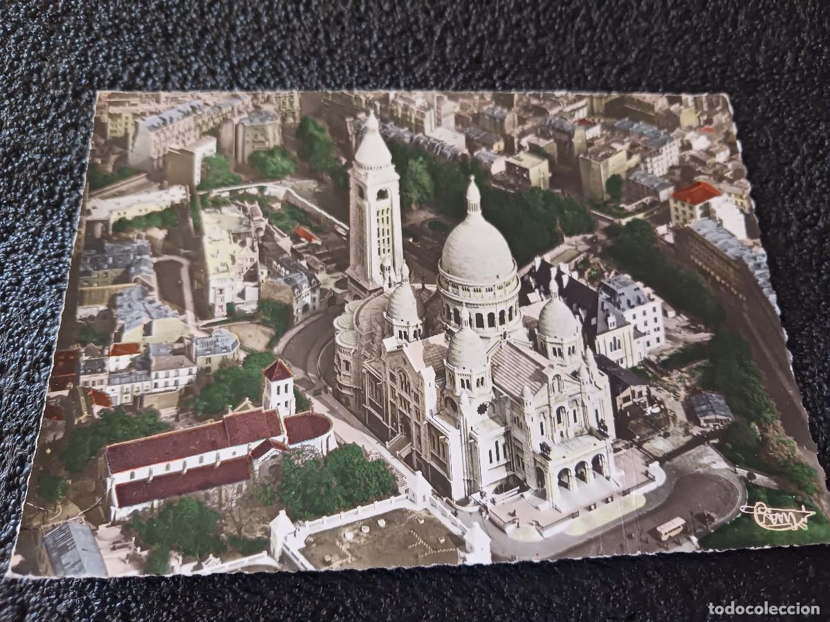 Postales: paris, le sacre cour, aerienne, circulada 1961