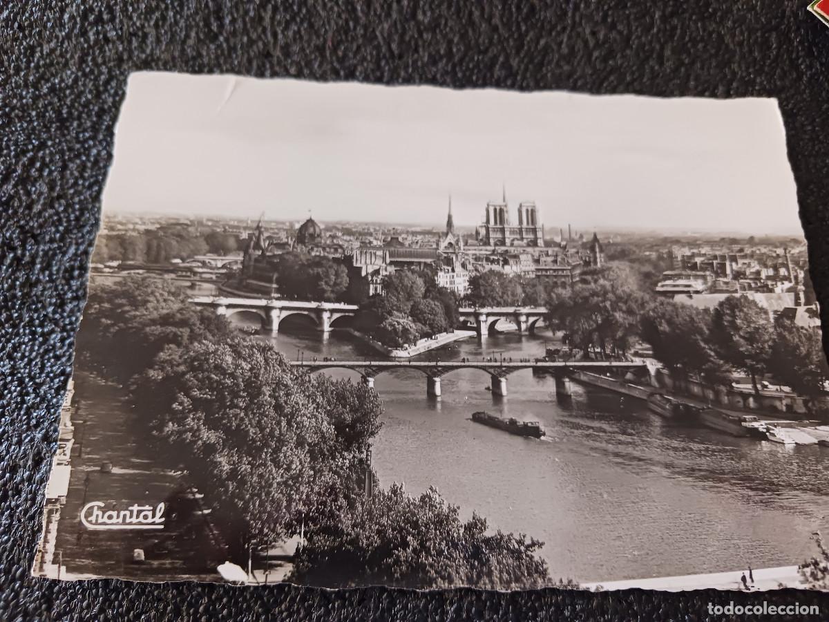 Postales: paris, la pointe de la cite et les ponts, circulada 1961
