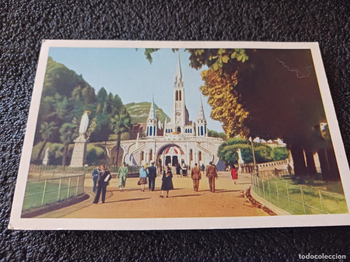 Postales: 38 lourde, la basilique, escrita