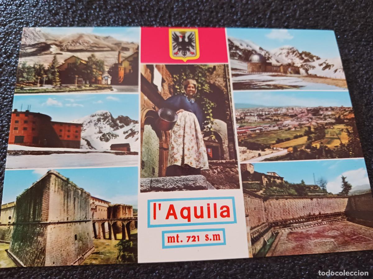 Postales: l`aquila, centro historico, diversas vistas