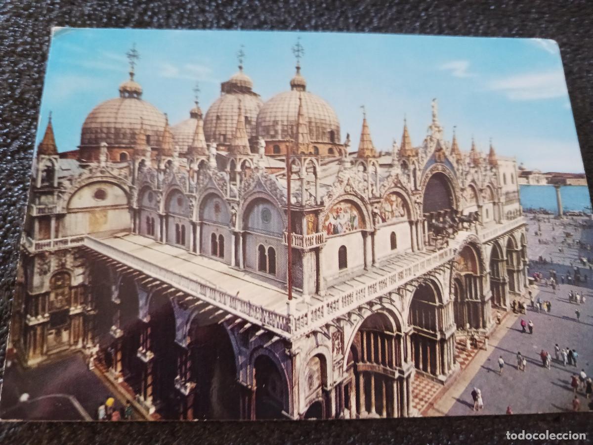 Postales: venezia, basilica di san marco, circulada 1974