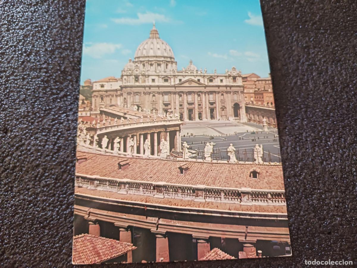 Postales: roma basilica di san pietro, circulada 1967