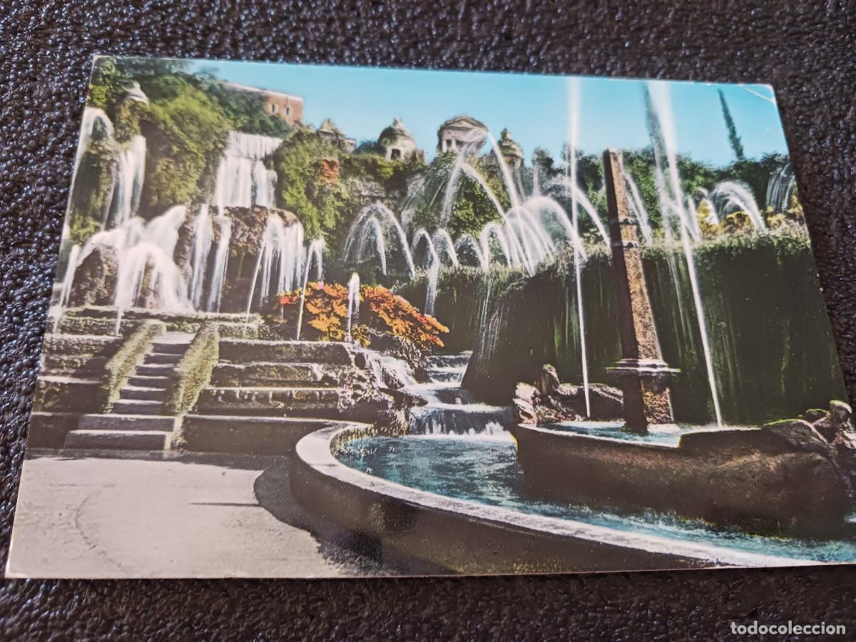 Postales: tivoli villa d`este, circulada 1967