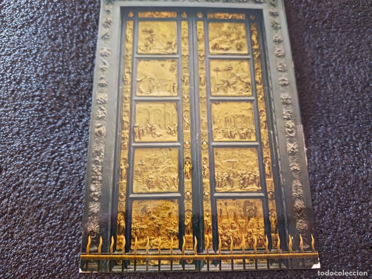 Postales: firenze, battistero, porta del paradiso