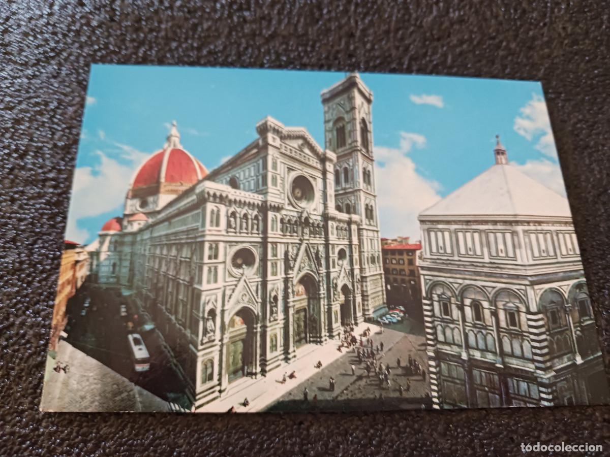 Postales: firenze, duomo, battistero e campanile