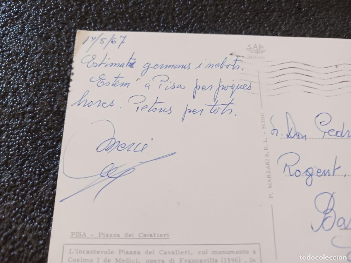 Postales: pisa, piazza dei cavalieri, circulada 1967 - Foto 2
