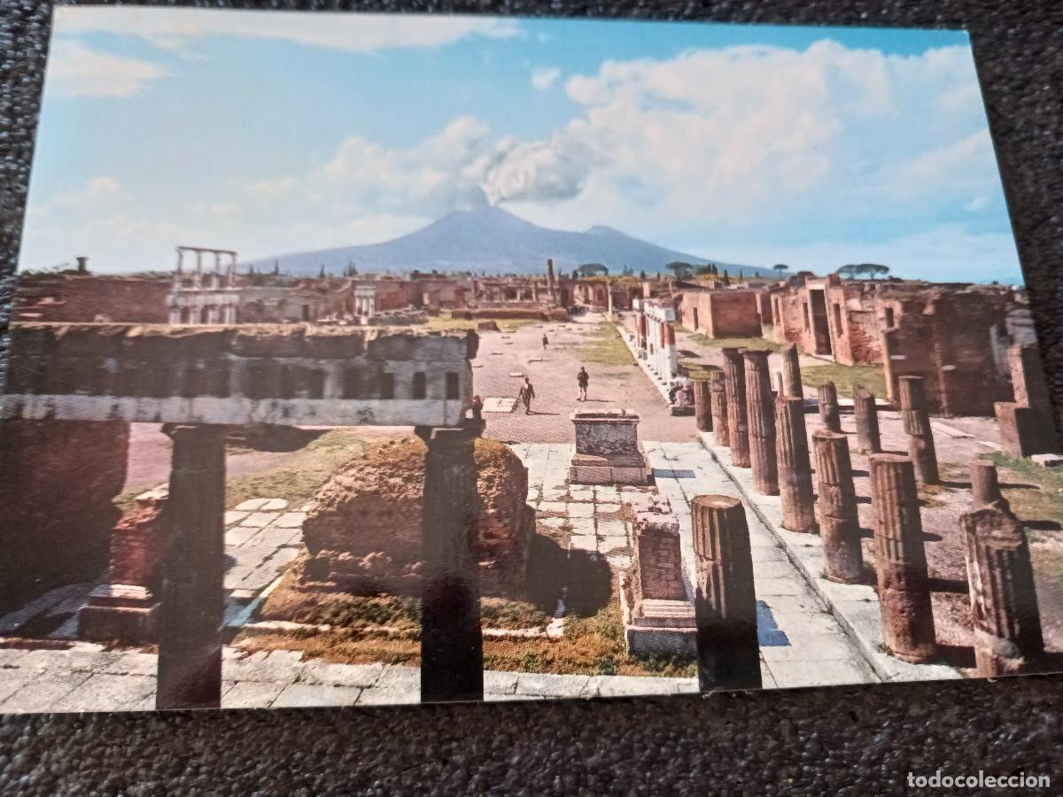 Postales: pompei foro vista general, circulada 1967