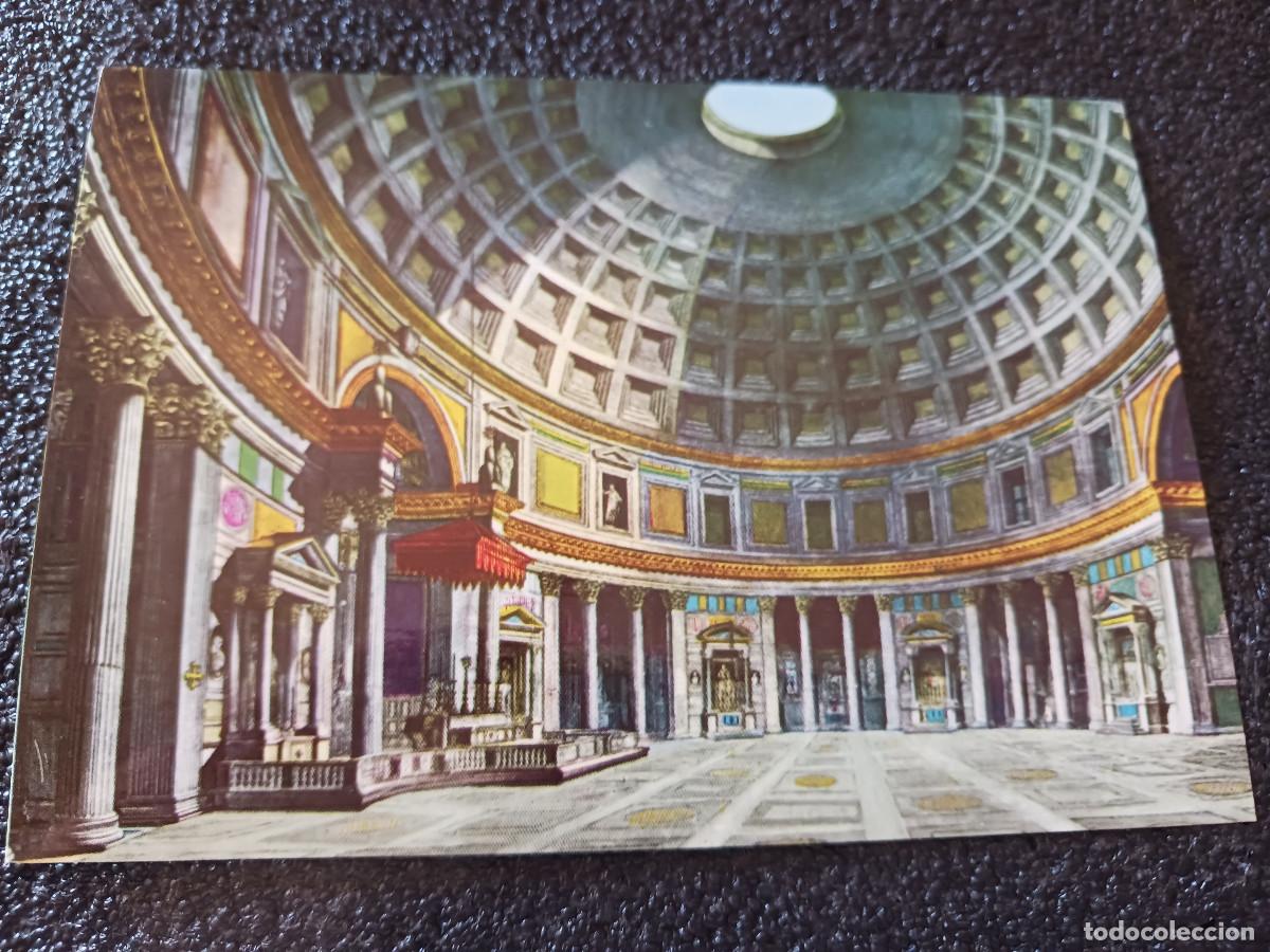 Postales: roma interno del panteon