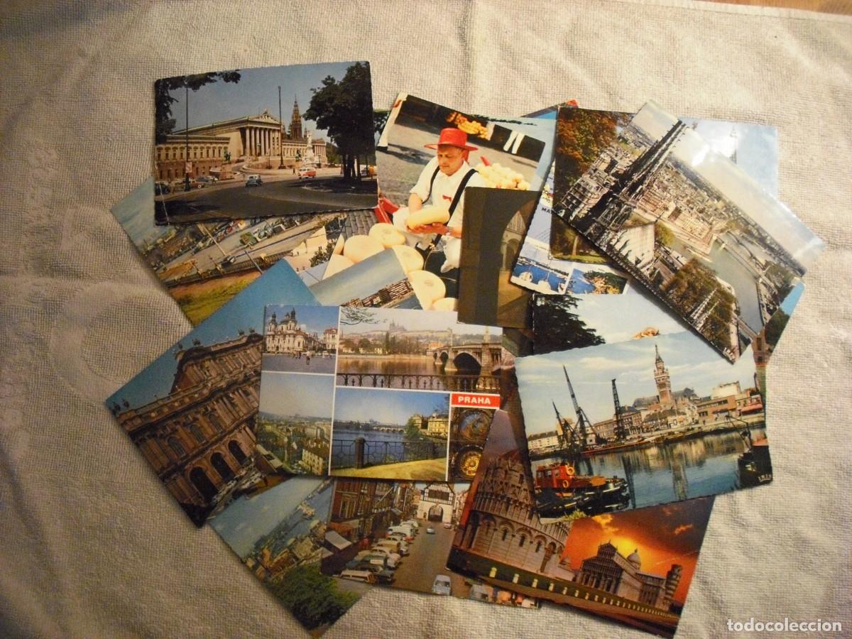 Cartoline: LOTE DE 32 POSTALES COLOR DE DIFERENTES LUGARES DE EUROPA