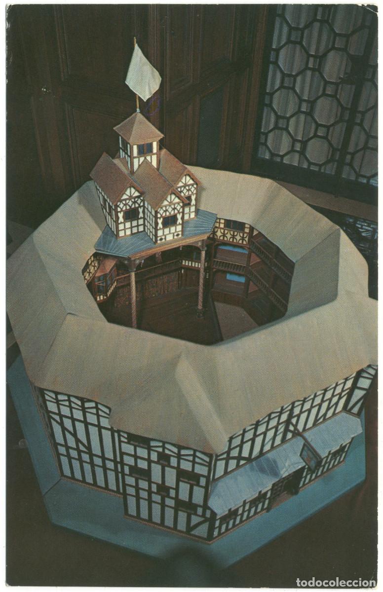 Postales: LONDON (England)_Globe Theatre, model by John Cranford Adams_Folger Shakespeare Library (Washington)