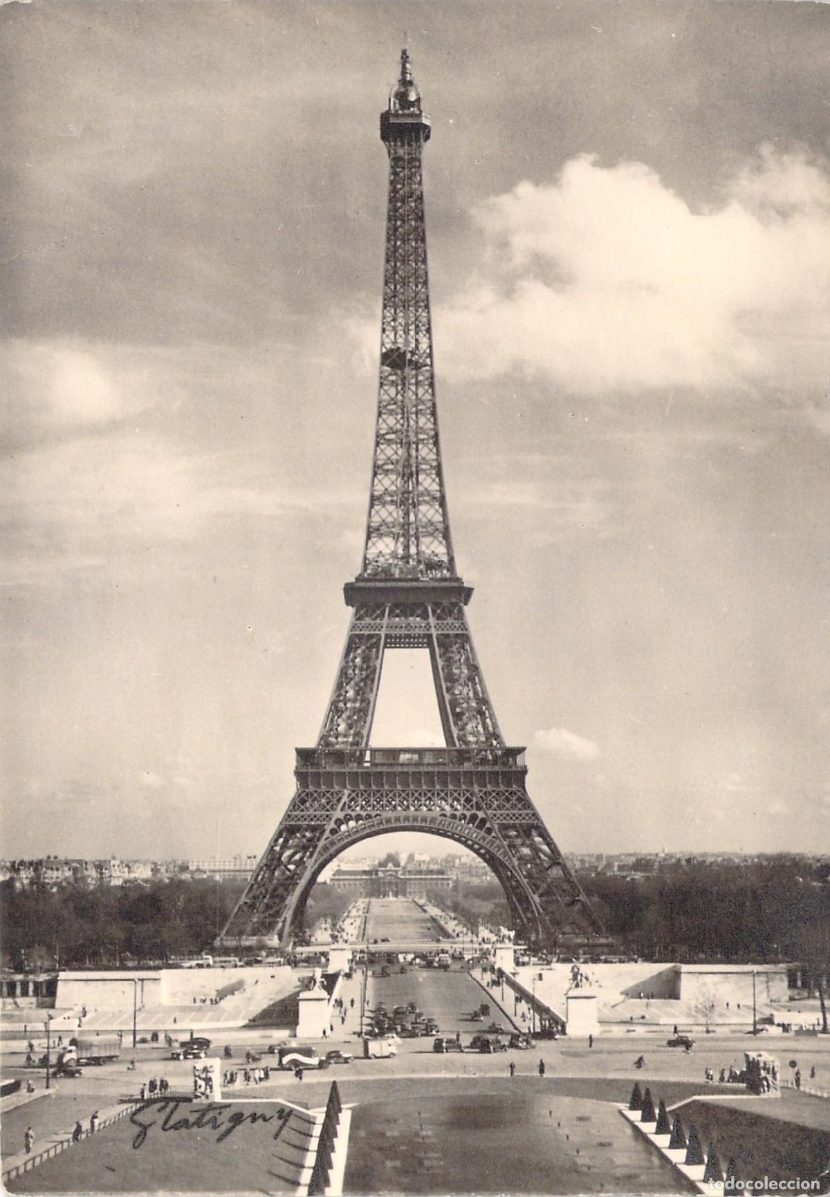 Postales: Postal de la Torre Eiffel en Par&iacute;s, Francia - Editions Glatigny