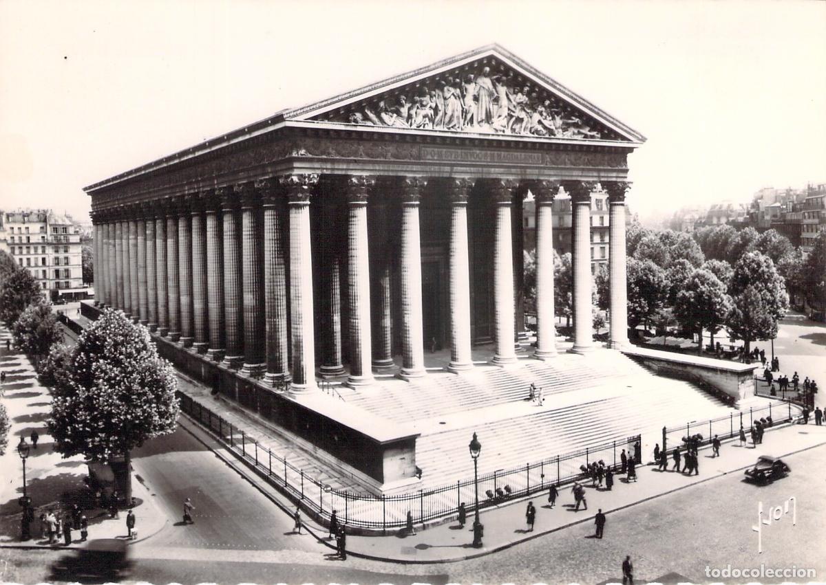 Cartoline: Postal de la Iglesia de la Madeleine en Par&iacute;s