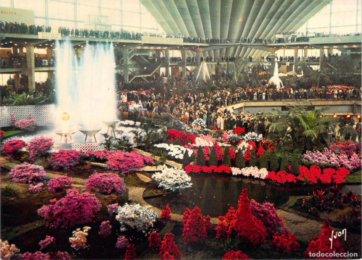 Cartoline: Postal Palais du C.N.I.T. Floralies Internationales de Par&iacute;s Francia